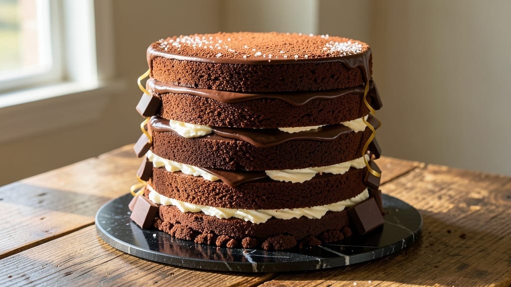 21 Layer Chocolate Cake Recipe: Decadent Stack of Rich Ganache and Airy Layers