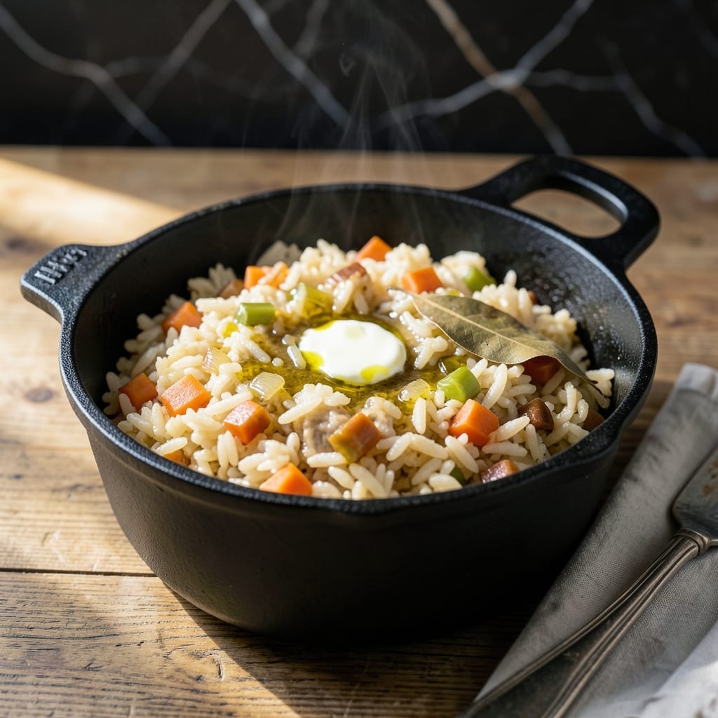 Pot Rice Recipe: Fluffy Grains With Savory Depth