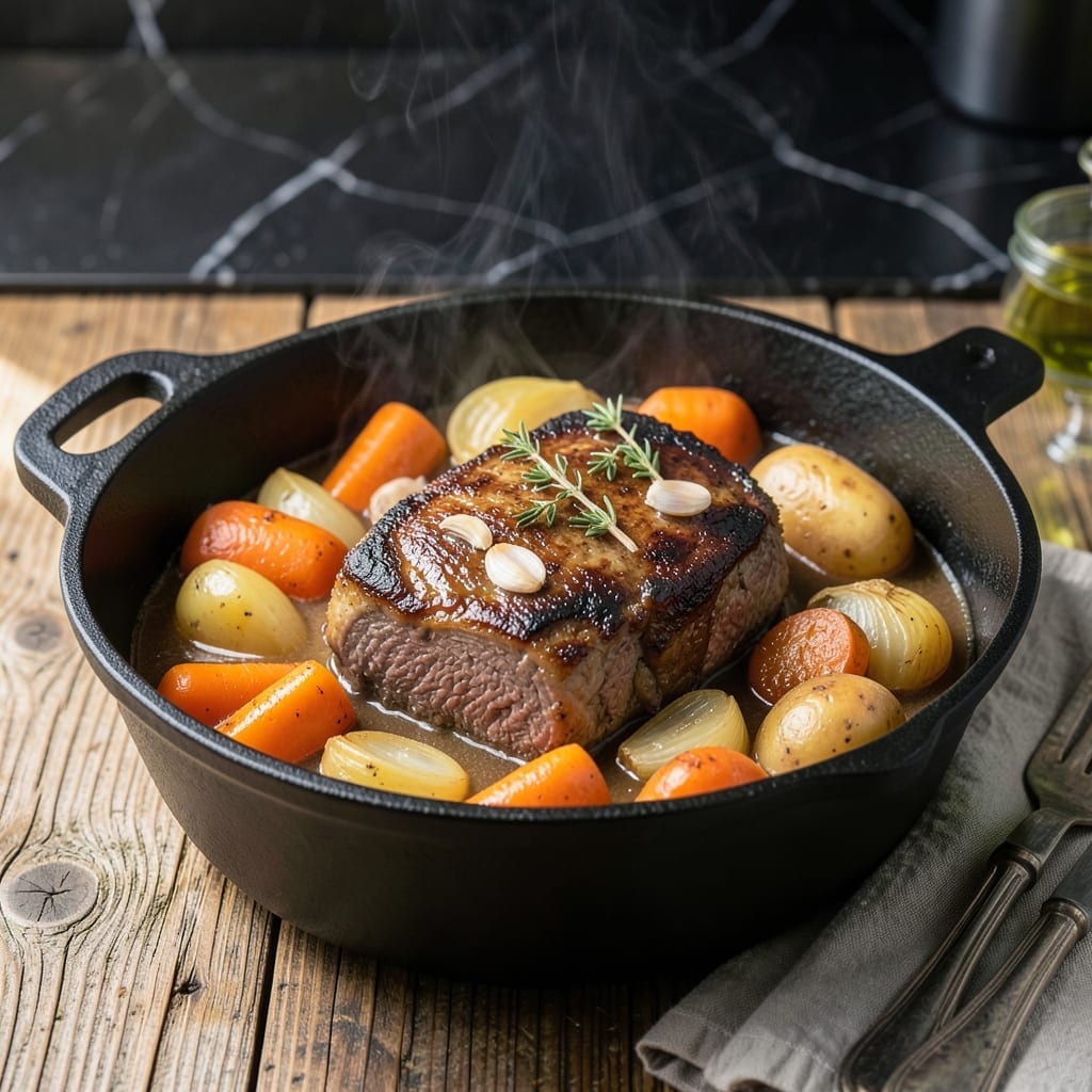 Super Easy Pot Roast Recipe: Dutch Oven Melt in Your Mouth Tenderness Super Easy Pot Roast Recipe: Dutch Oven Melt in Your Mouth Tenderness