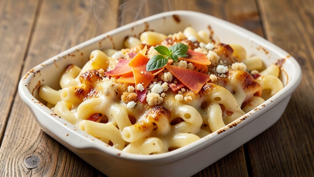 5 Star Baked Macaroni and Cheese Recipe: Velvety Melted Cheese With Crispy Breadcrumb Top