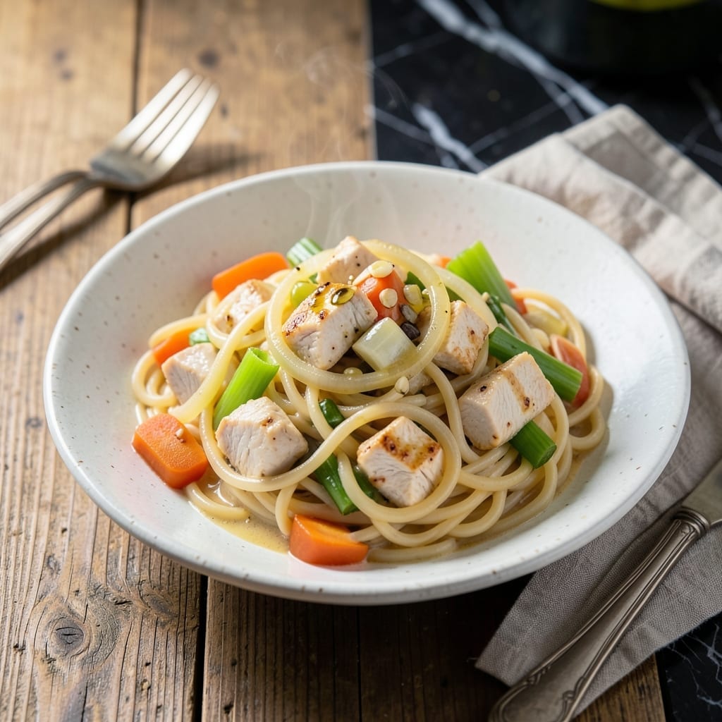 Slippery Pot Pie Noodle Recipe: Slurpy Comfort in a Bowl