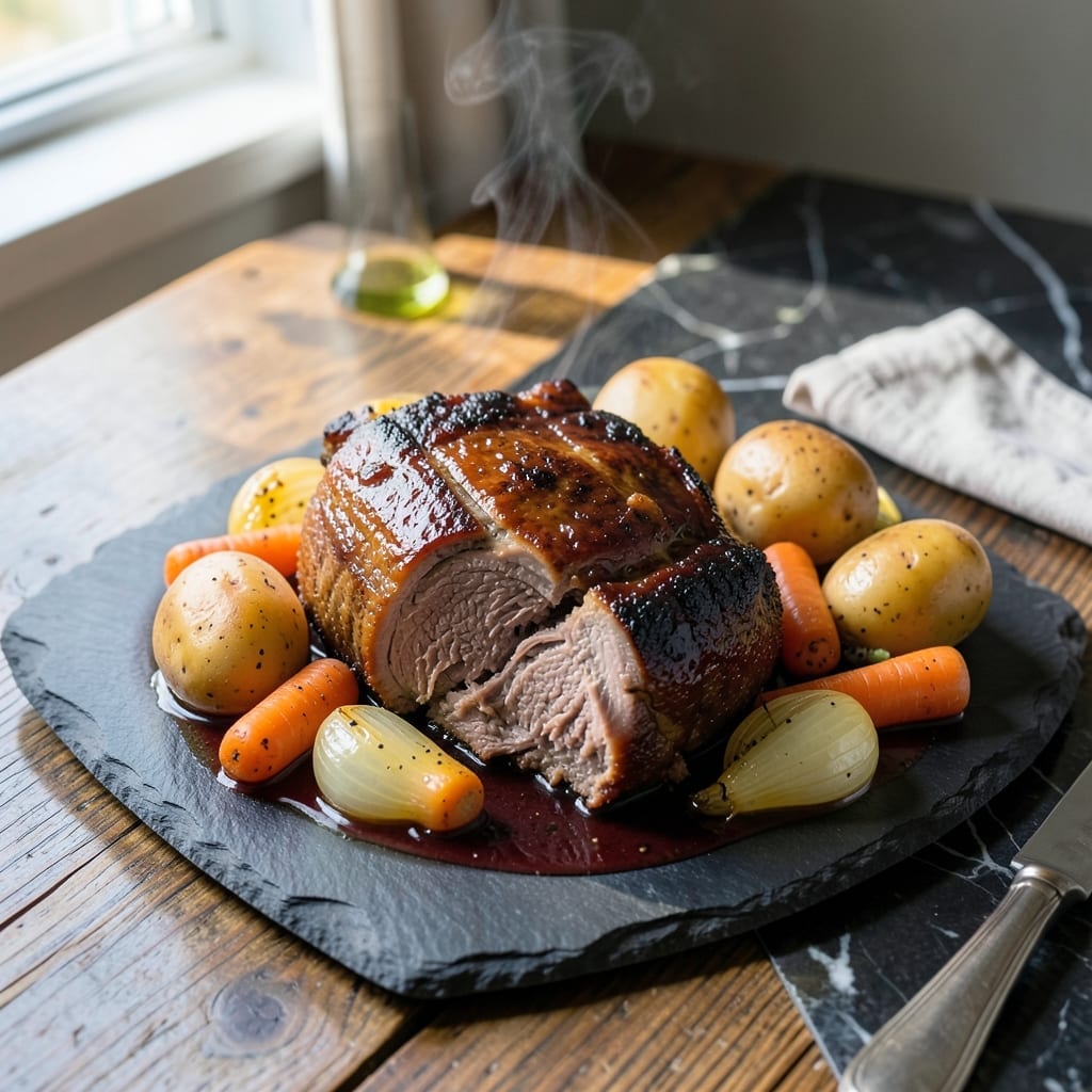 Classic Pot Roast Slow Cooker Recipe: Melt-In-Your-Mouth Braised Beef
