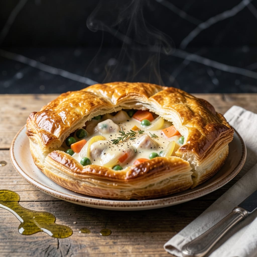 Chicken Pot Pie English Recipe: Traditional Comfort With Golden Pastry