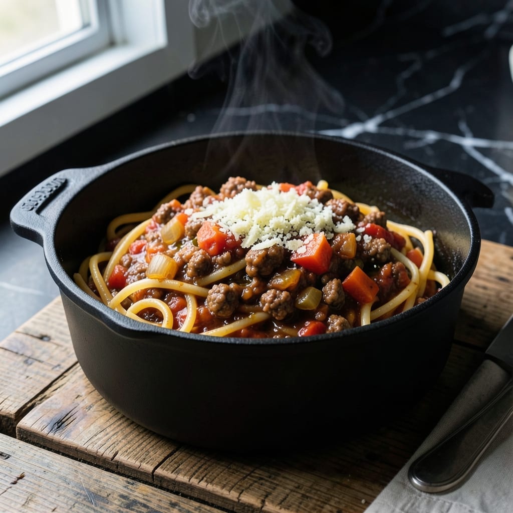 Spaghetti Bolognese Crock Pot Recipe: Hands-Off Italian Simmer All Day