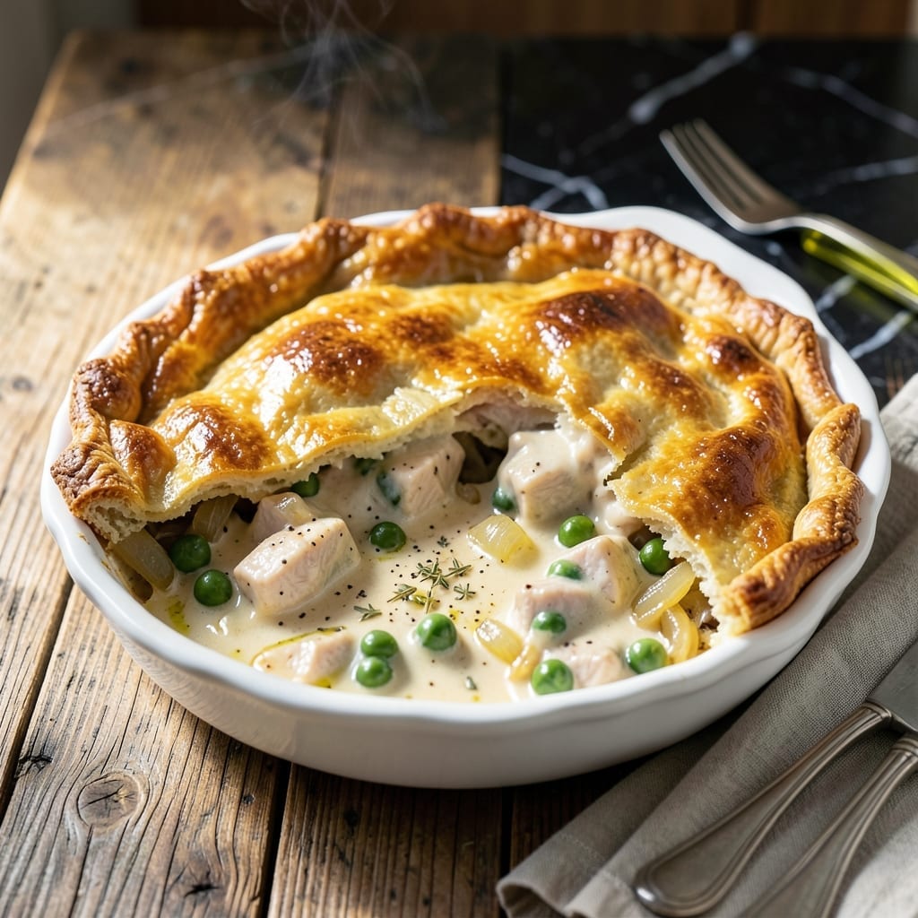 Waverly Inn Chicken Pot Pie Recipe: Flaky Crust Hugging Creamy Herbed Filling