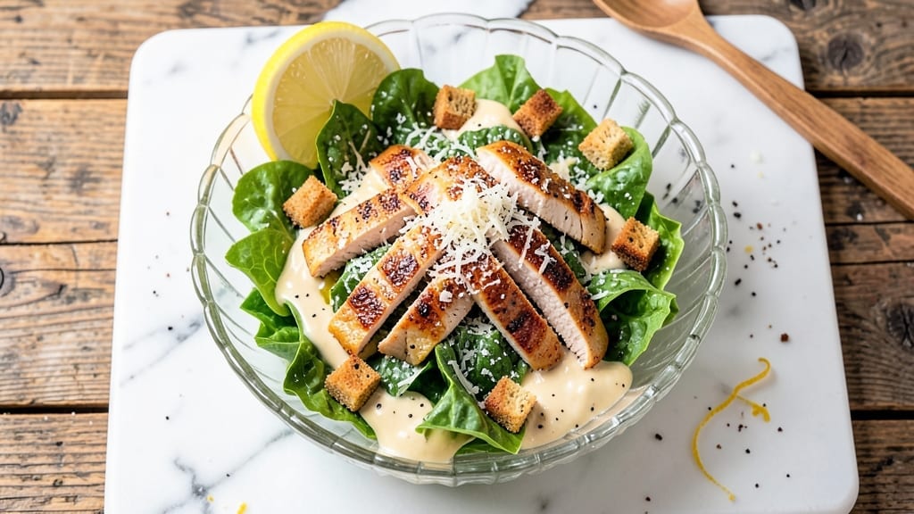 5 Star Caesar Salad Recipe: Crispy Croutons and Perfectly Parmesan-Dusted