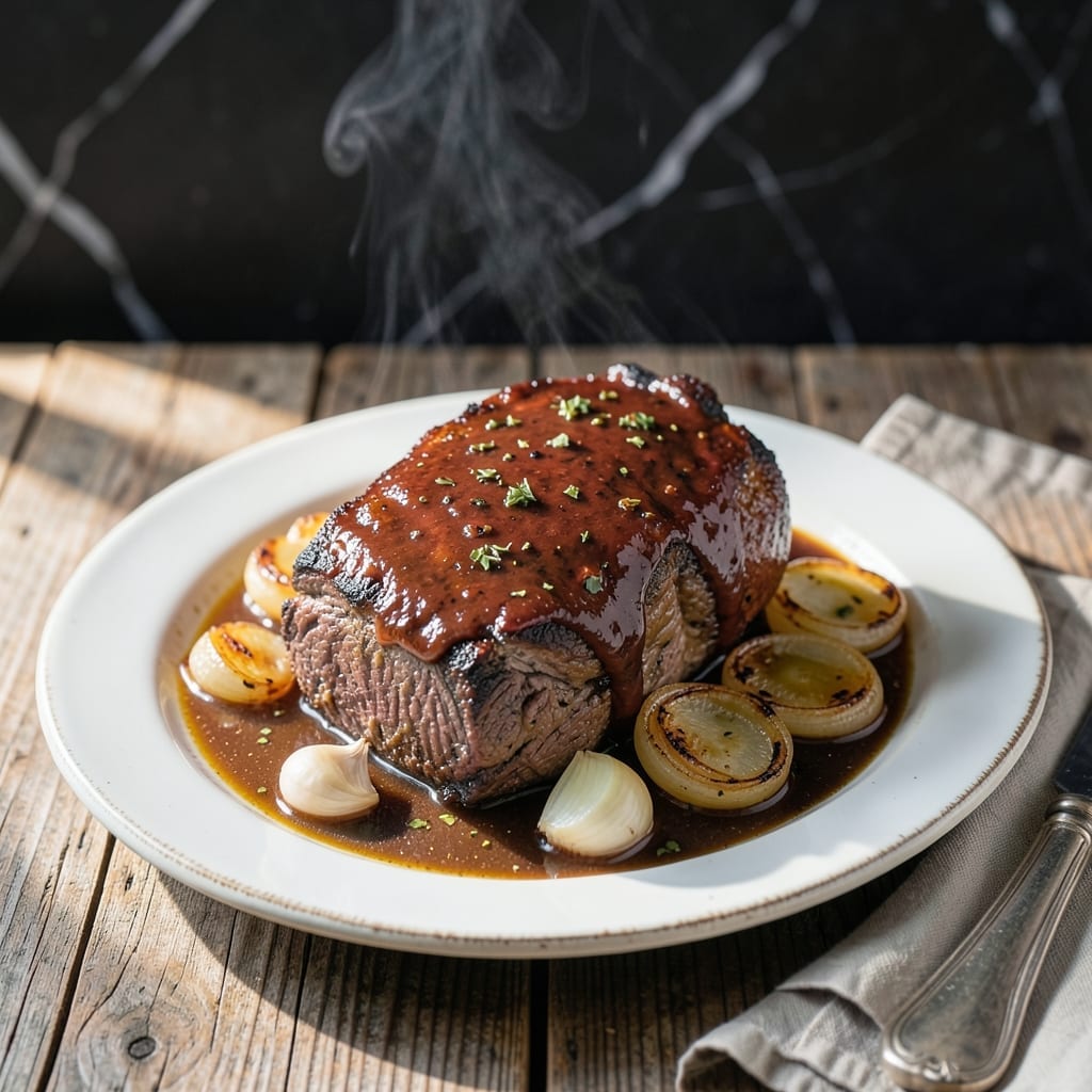 Crock Pot BBQ Roast Recipe: Set It and Forget It Savory Feast Crock Pot BBQ Roast Recipe: Set It and Forget It Savory Feast