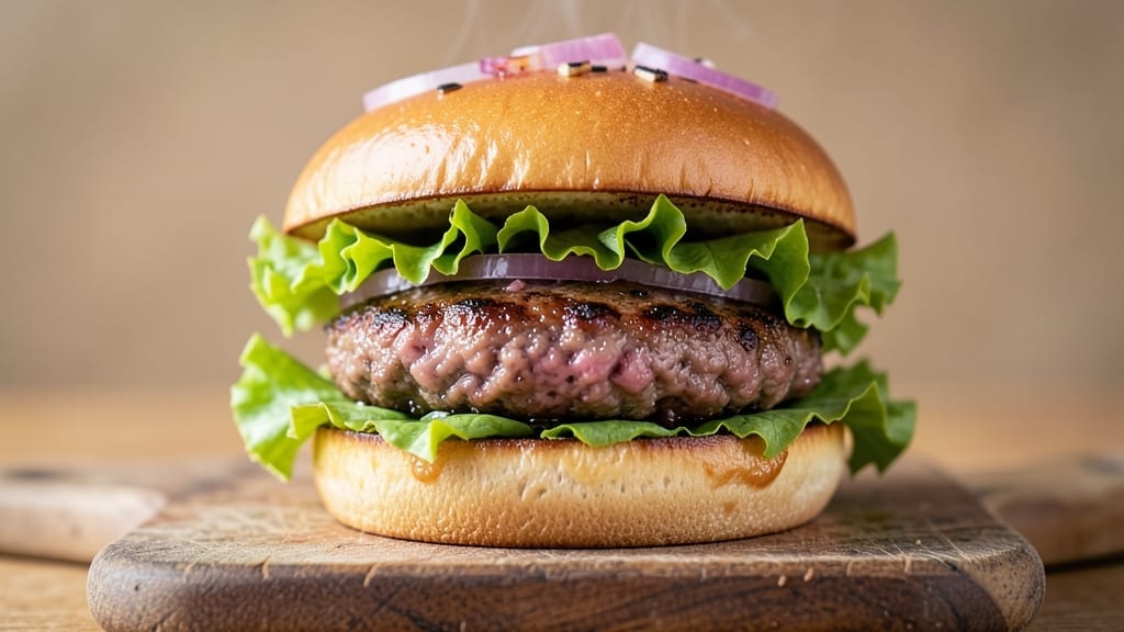 80/20 Ground Beef Burger Recipe: Smoky Grill Marks and Juicy Pink Centers