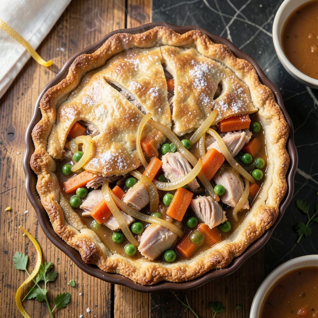 Traditional Turkey Pot Pie Recipe: Grandma's Classic With Mixed Vegetables