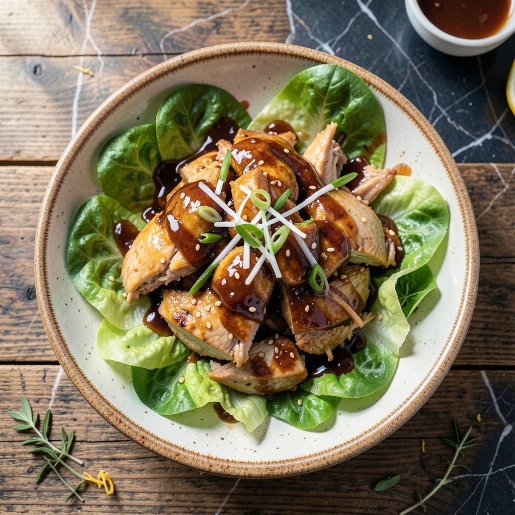Crock Pot Chicken Lettuce Wraps Recipe: Asian-Inspired Slow Cooker Delight