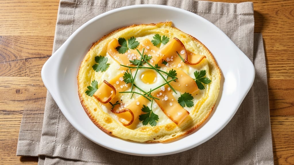 6-Egg Omelette Recipe: Fluffy Clouds With Cheese Pull-Apart Magic