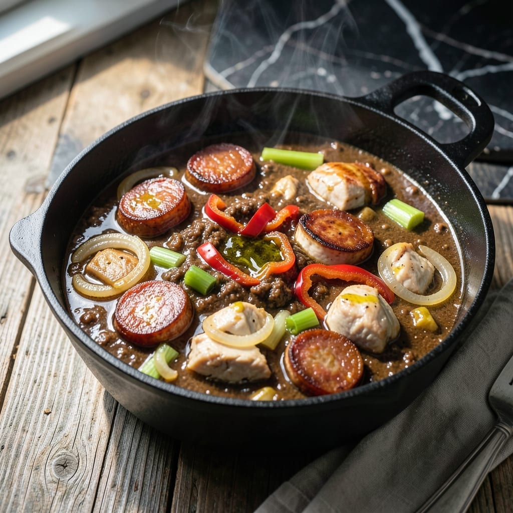 One Pot Gumbo Recipe: Cajun Spice and Smoky Depth in Every Bowl