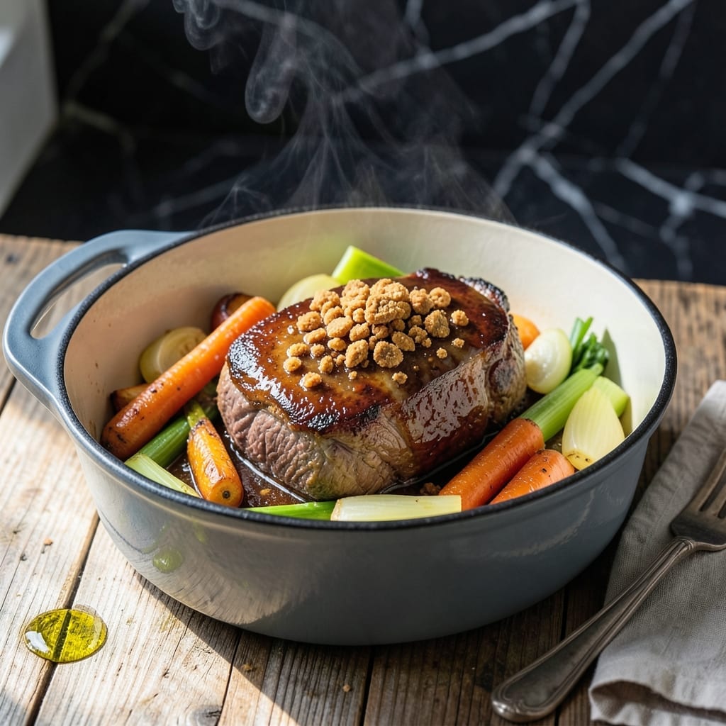 Gingersnap Pot Roast Recipe: Spiced Depth in a Dutch Oven