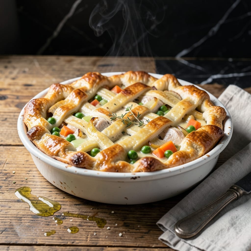 Organic Chicken Pot Pie Recipe: Rustic Filling in a Buttery Crust