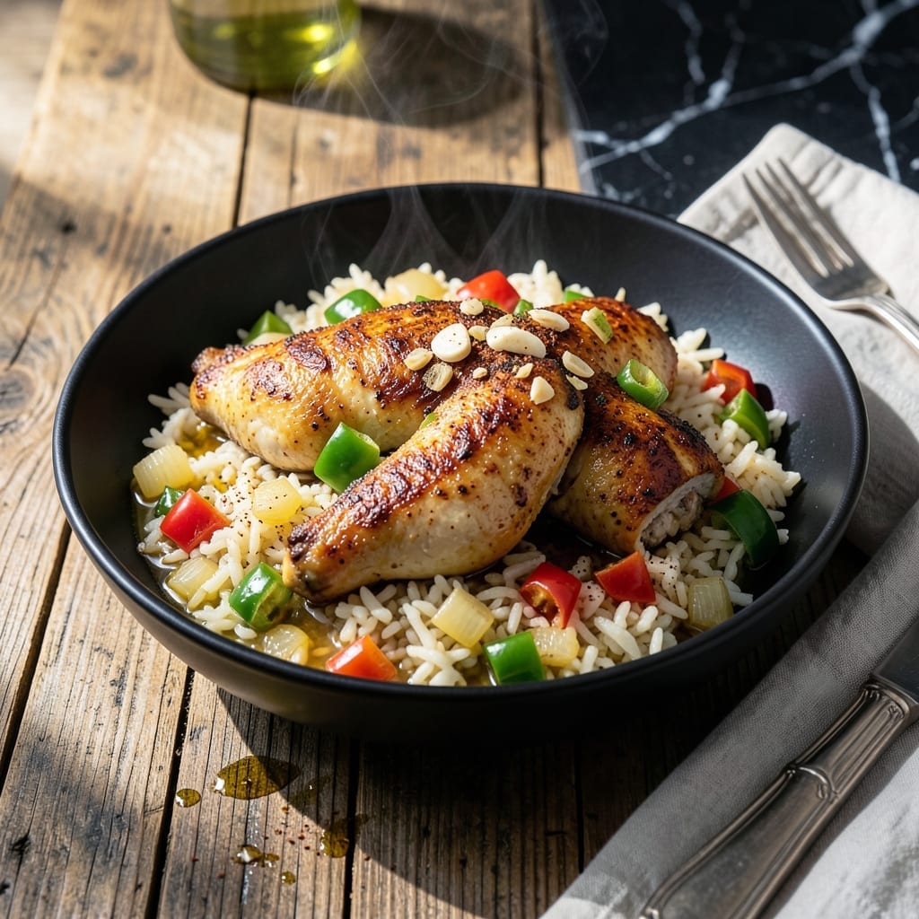 Spanish Chicken and Rice Instant Pot Recipe: Smoky Saffron-Infused One-Pot Meal