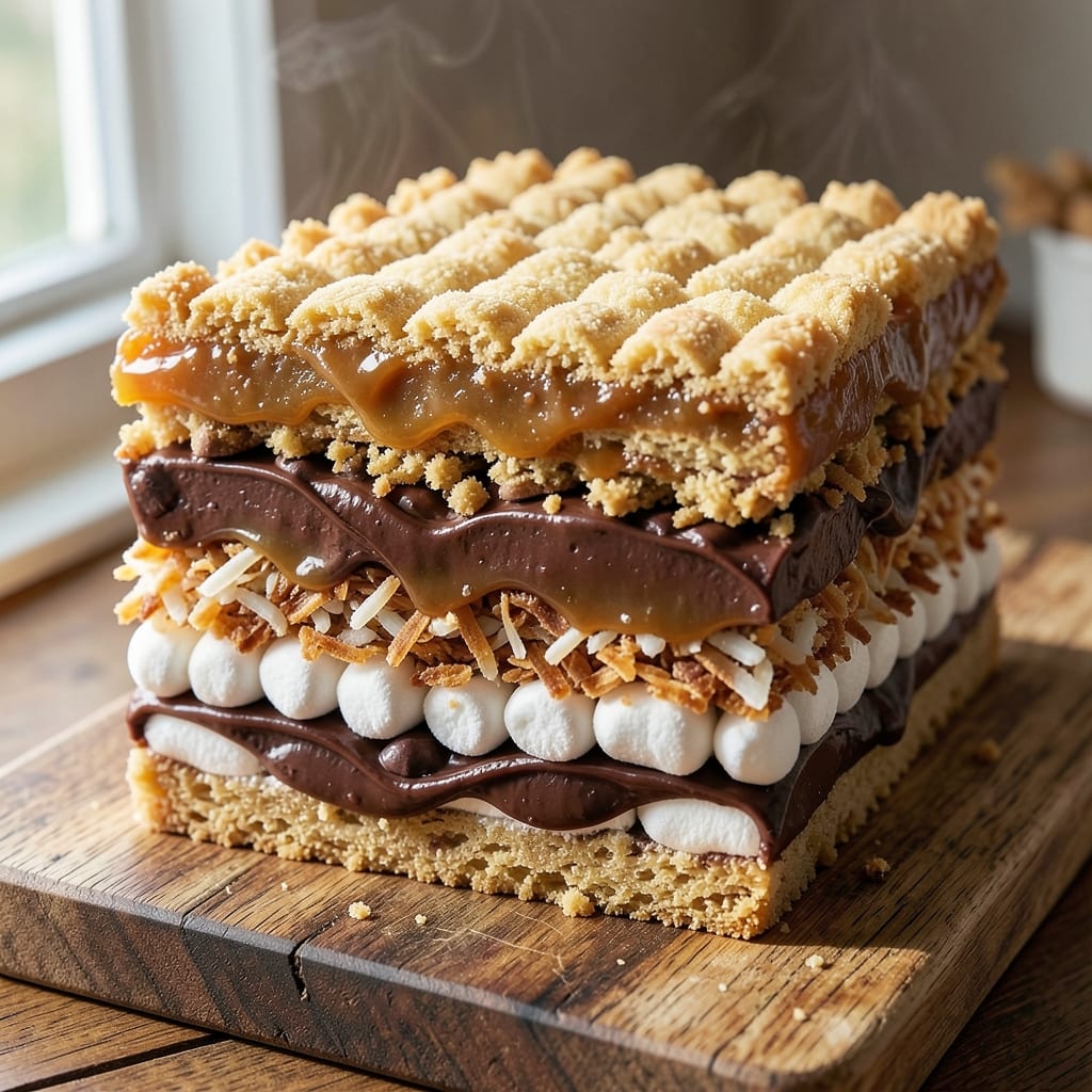 7 Layer Cookie Bar Recipe Eagle Brands: Vanilla Bean Swirls and Crunchy Top Layers