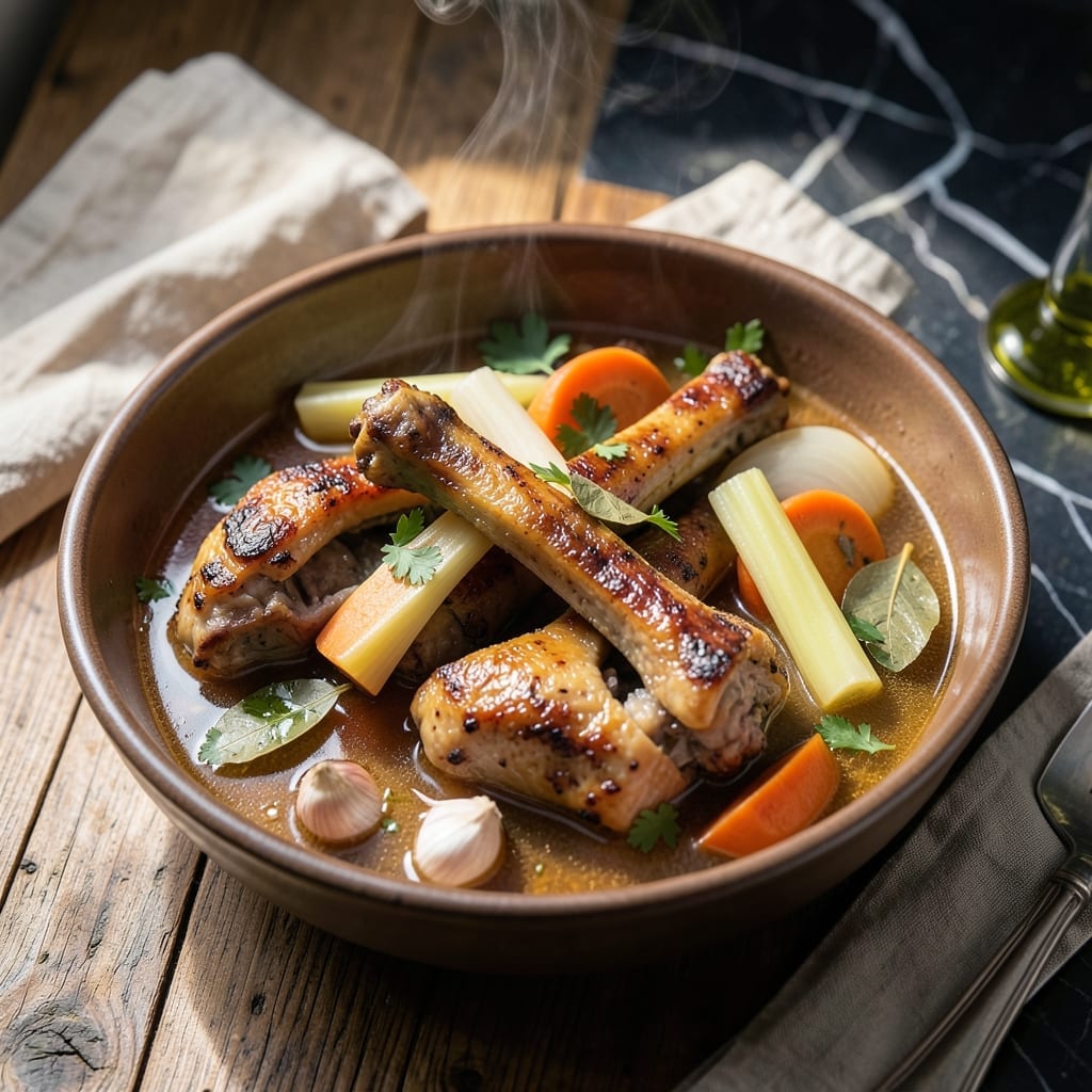 Turkey Neck Bones Crock Pot Recipe: Rich Broth With Fall-Off-The-Bone Meat