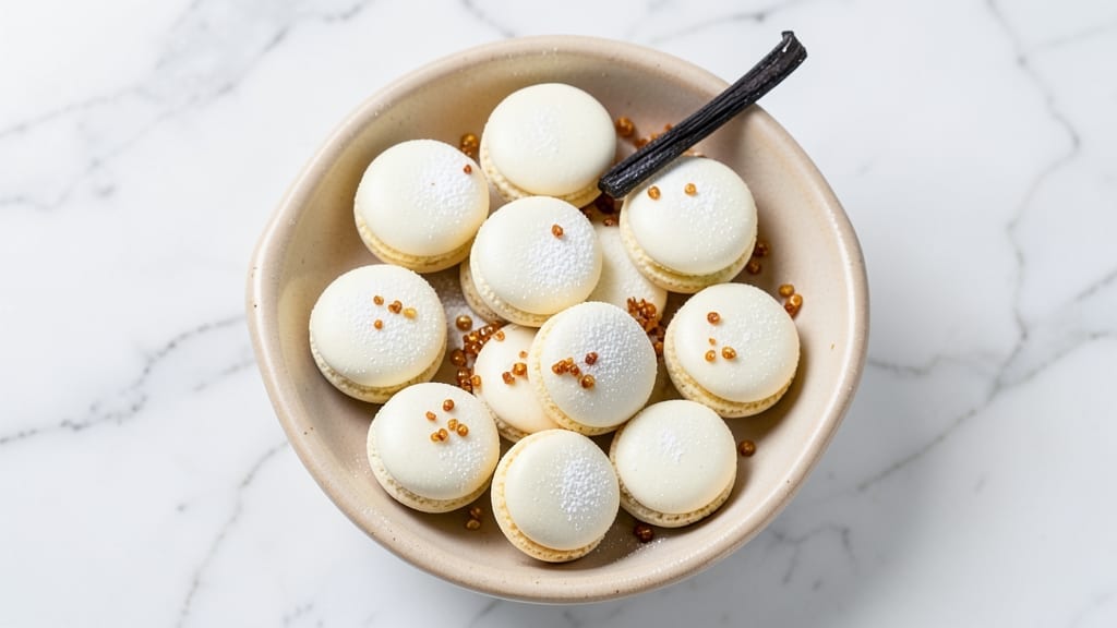 1 Egg Macaron Recipe: Light-as-Air Vanilla Bean Swirls