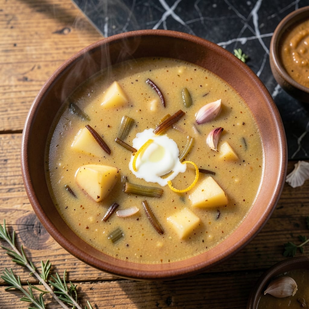 Pot Of Gold Soup Recipe: Irish Creamy Potato and Leek Delight