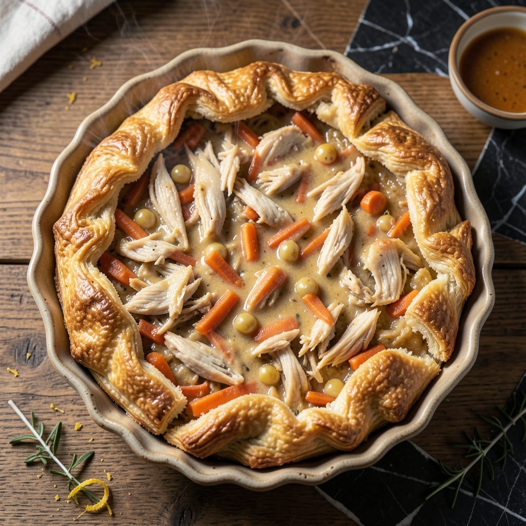 Chicken Pot Pie Recipe No Celery: Classic Comfort With Carrot and Onion