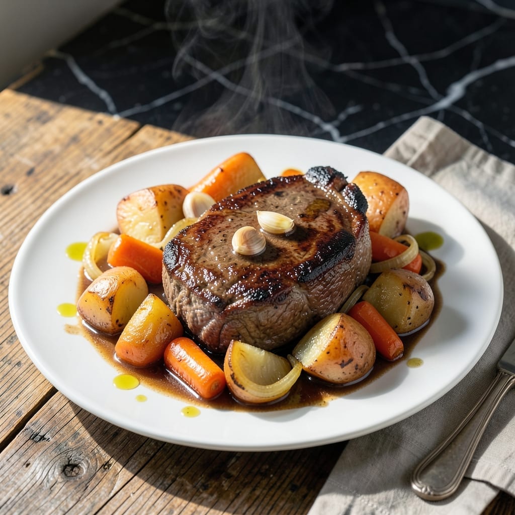 Crock Pot Steak Roast Recipe: Hands-Off Tender Beef With Root Vegetables
