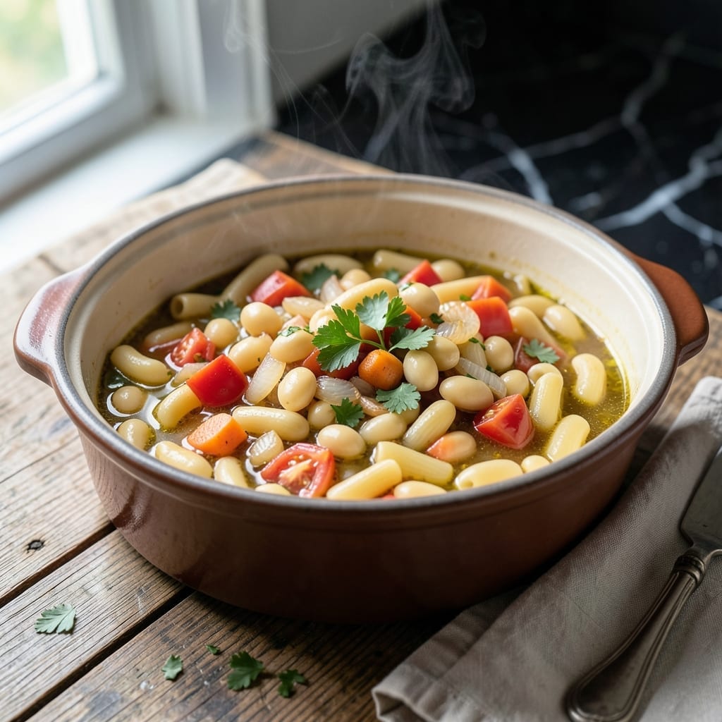 Vegetarian Pasta Fagioli Crock Pot Recipe: Slow-Cooked Rustic Comfort