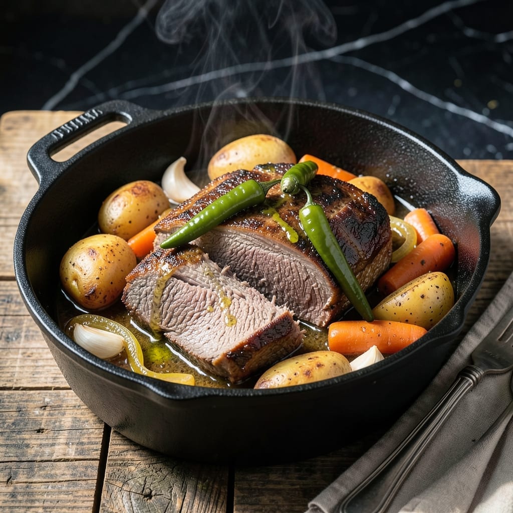 TikTok Pot Roast Recipe With Pepperoncini: Tangy Twist on Classic Comfort TikTok Pot Roast Recipe With Pepperoncini: Tangy Twist on Classic Comfort