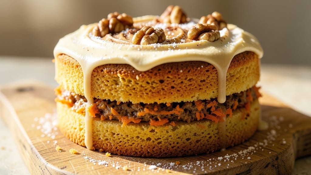 6-Inch 2-Layer Carrot Cake Recipe: Vanilla Bean Cream Cheese Frosting Bliss