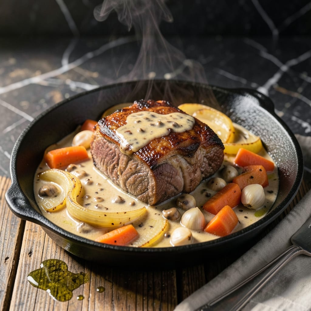Pot Roast Recipe Crock Pot Cream of Mushroom: Tender Beef in Rich Gravy