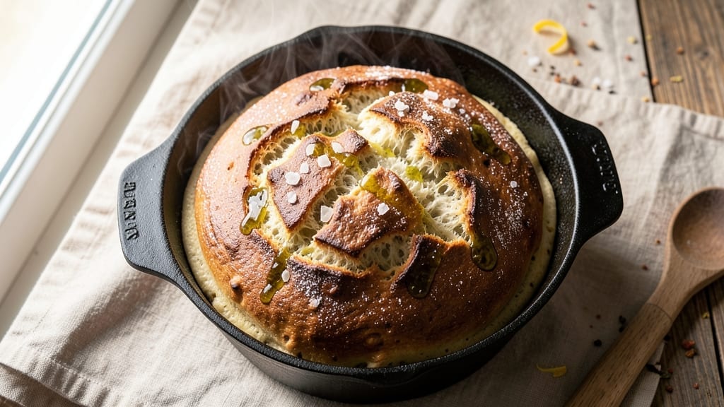 2 Qt Dutch Oven Bread Recipe: Crusty Crumb and Airy Crust in One Batch