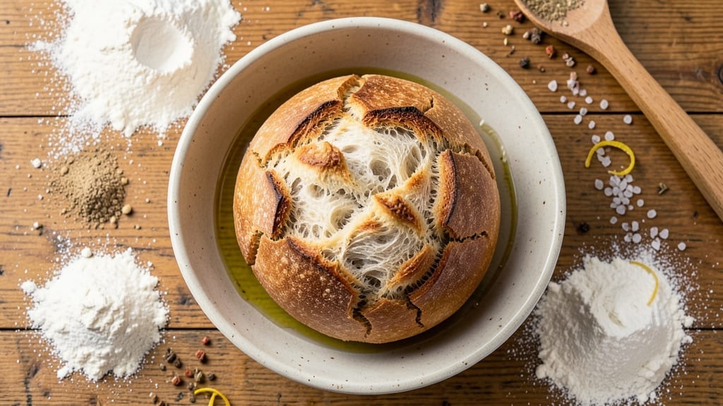 1800-Style Bread Recipe: Crispy Crust and Airy Crumb in One Bowl