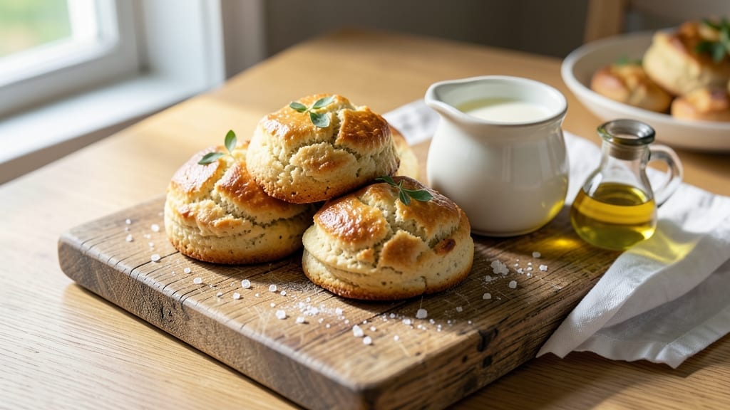 3-Ingredient Biscuits Recipe With Milk And Oil: Buttery Flakes in 15 Minutes