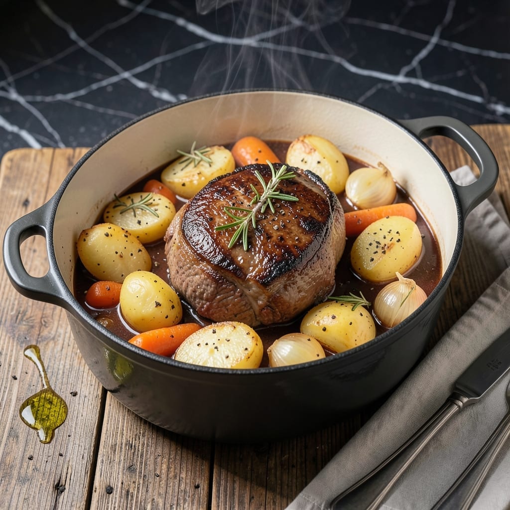 One Pot Roast Recipe: Fork-Tender Meat With Root Vegetables
