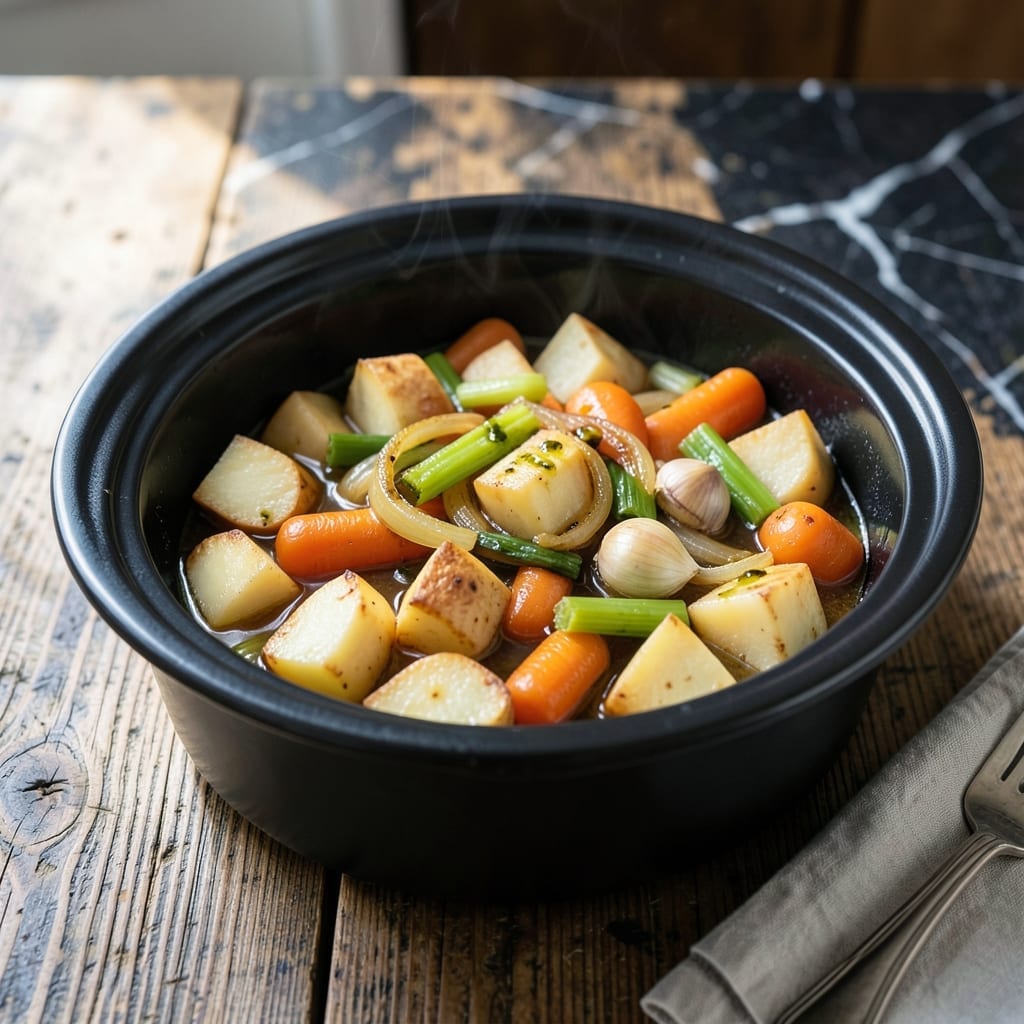 Vegetables in a Crock Pot Recipe: Effortless Hands-Off Side Dish