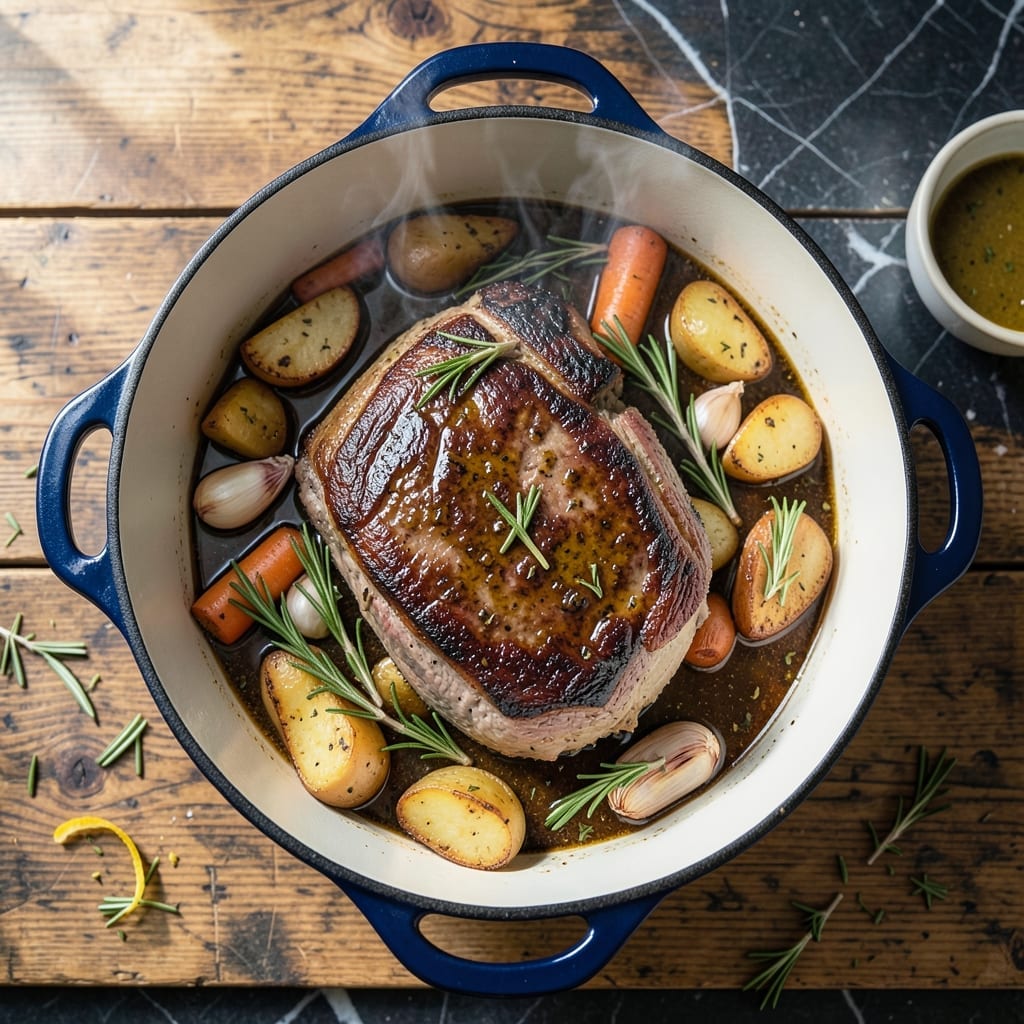 Jamie Oliver's Pot Roast Beef Recipe: Herb-Crusted Slow-Braised Masterpiece