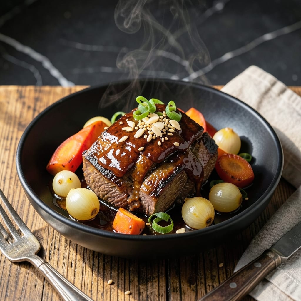 Korean Beef Pot Roast Recipe: Gochujang-Glazed Braised Tenderness Korean Beef Pot Roast Recipe: Gochujang-Glazed Braised Tenderness