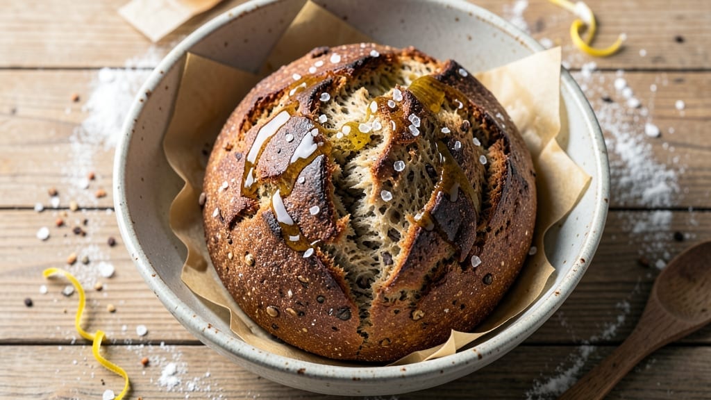 1.5 Lb Whole Wheat Bread Recipe: No-Knead Crusty Loaf With Nutty Depth