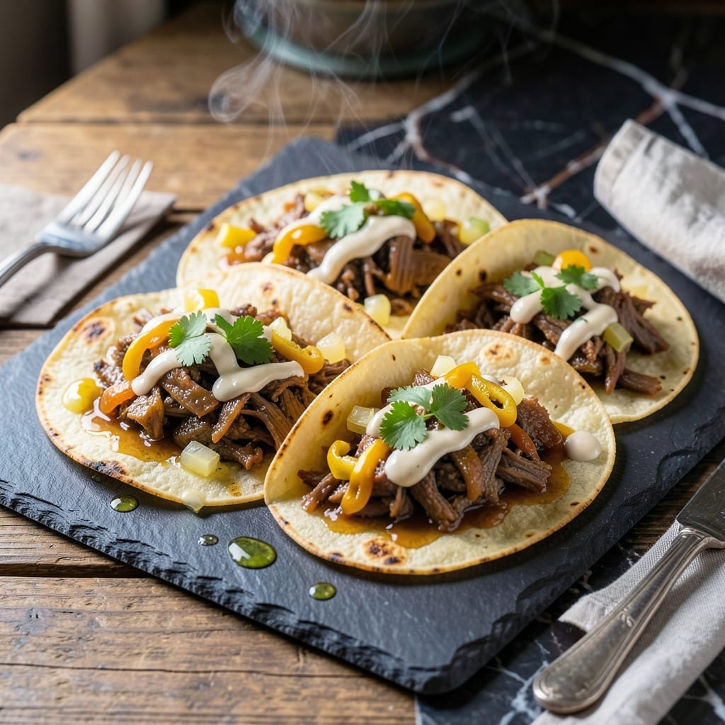 Mississippi Pot Roast Tacos Recipe: Spicy Kick With Pepperoncini Flavor