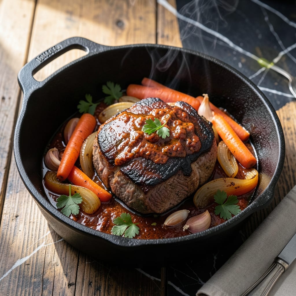 Harissa Pot Roast Recipe: North African Spice Slow Braised