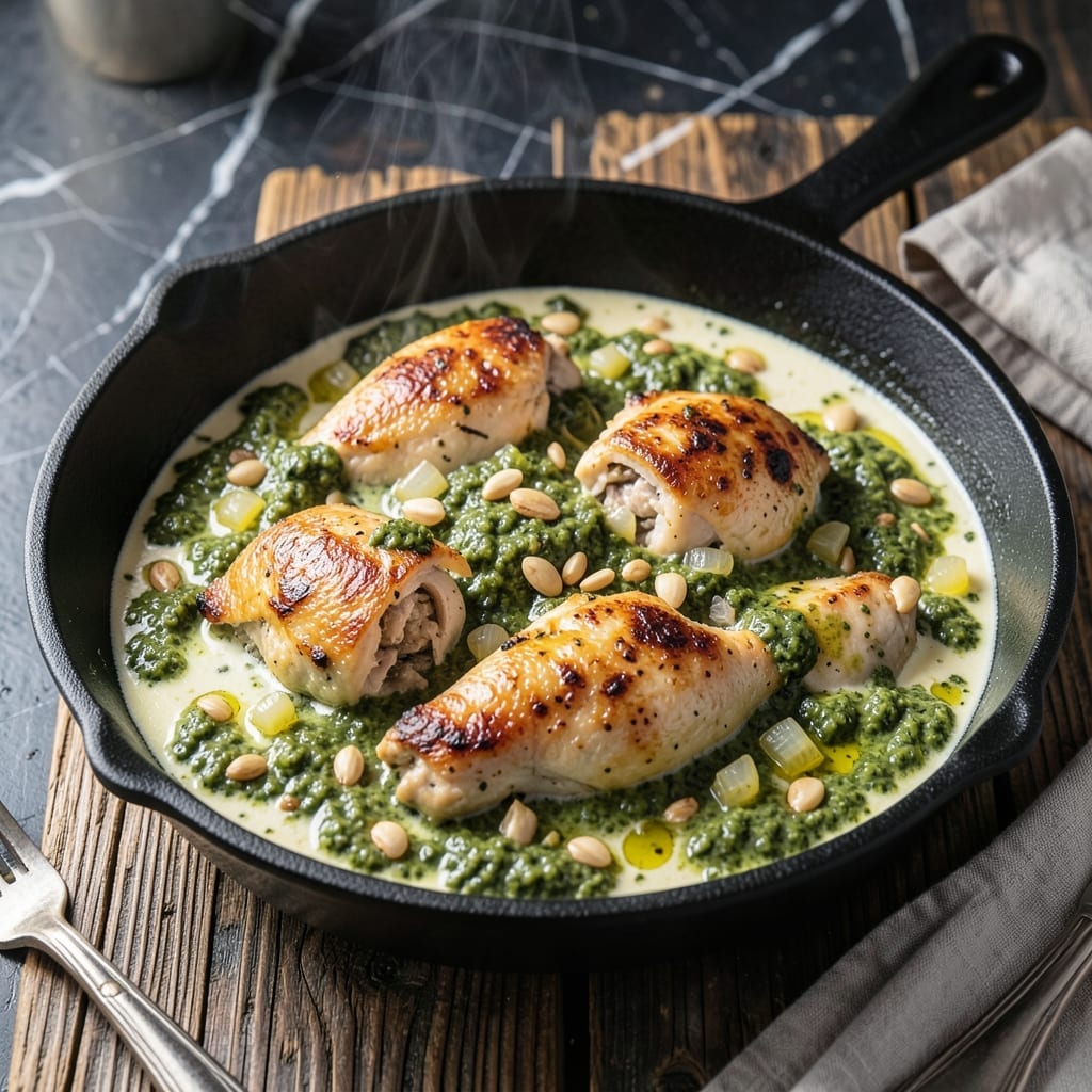 One Pot Pesto Chicken Recipe: Herb-Infused Weeknight Dinner
