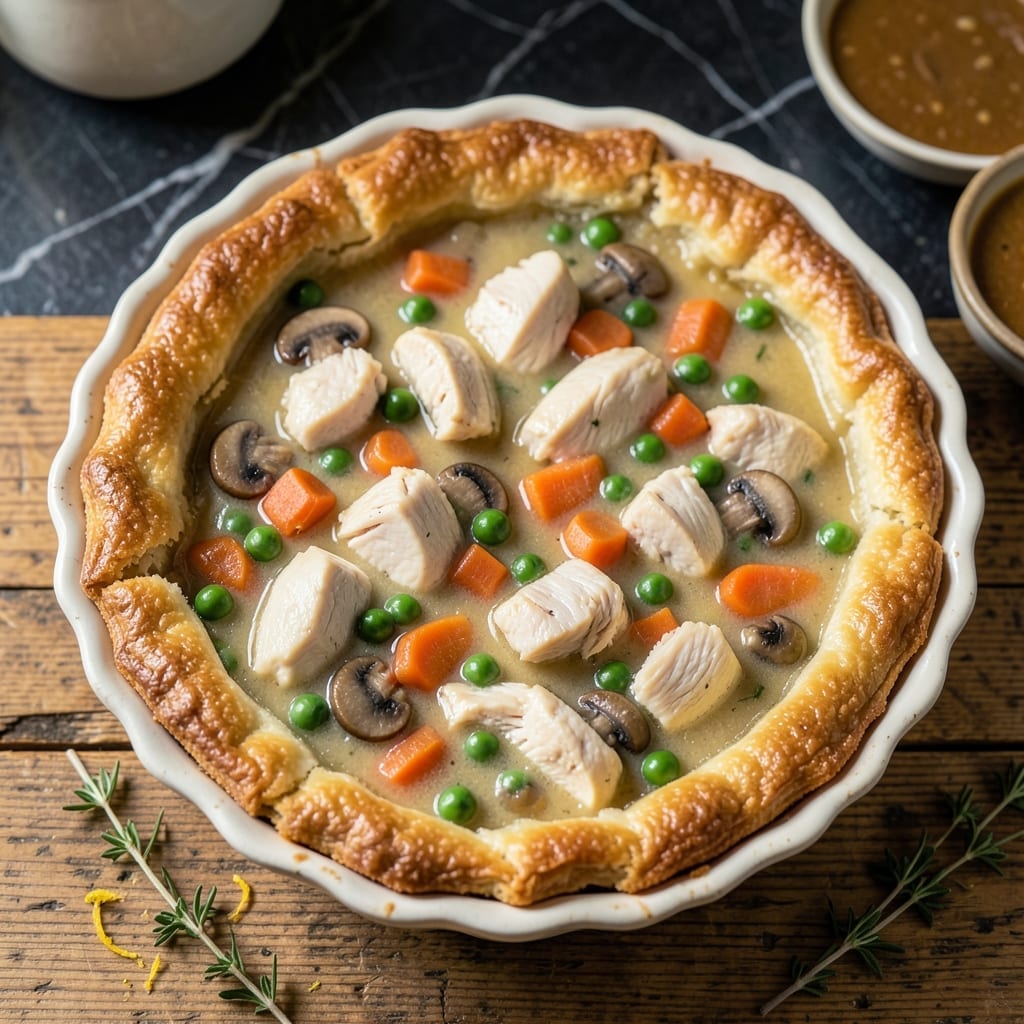 Bisquick Impossible Chicken Pot Pie Recipe: One-Dish Comfort With Fluffy Biscuit Topping