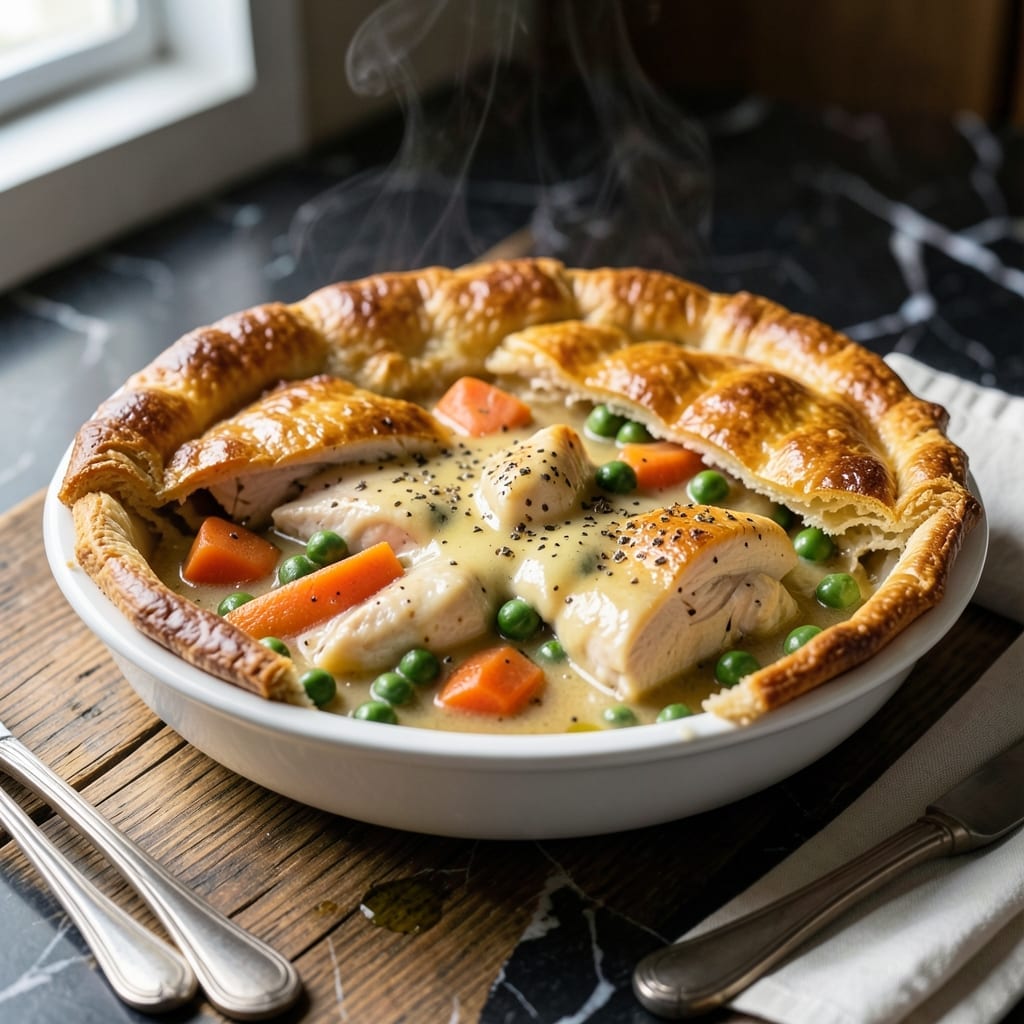 Olive Garden Chicken Pot Pie Recipe: Copycat Flaky Crust With Creamy Herbs