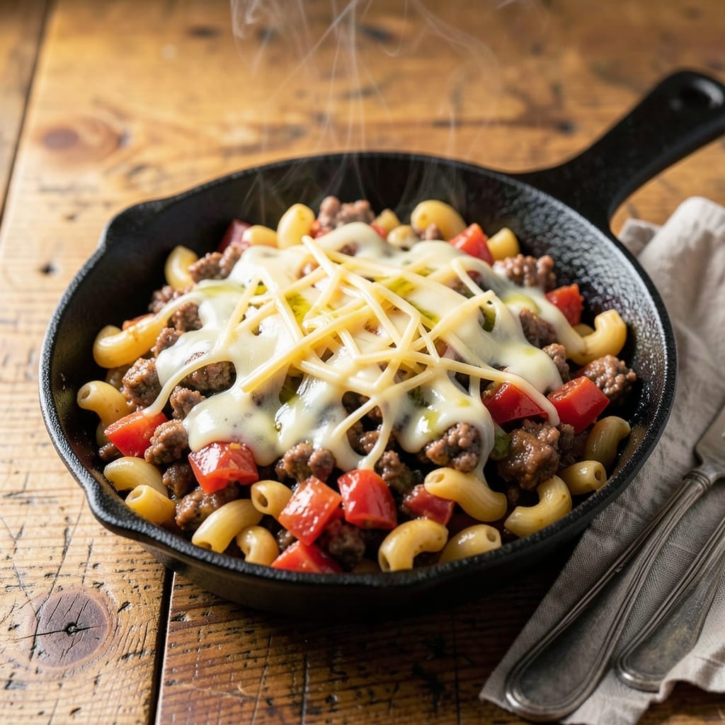 One Pot Cheesy Taco Mac Recipe: Spicy Beef and Elbow Harmony One Pot Cheesy Taco Mac Recipe: Spicy Beef and Elbow Harmony