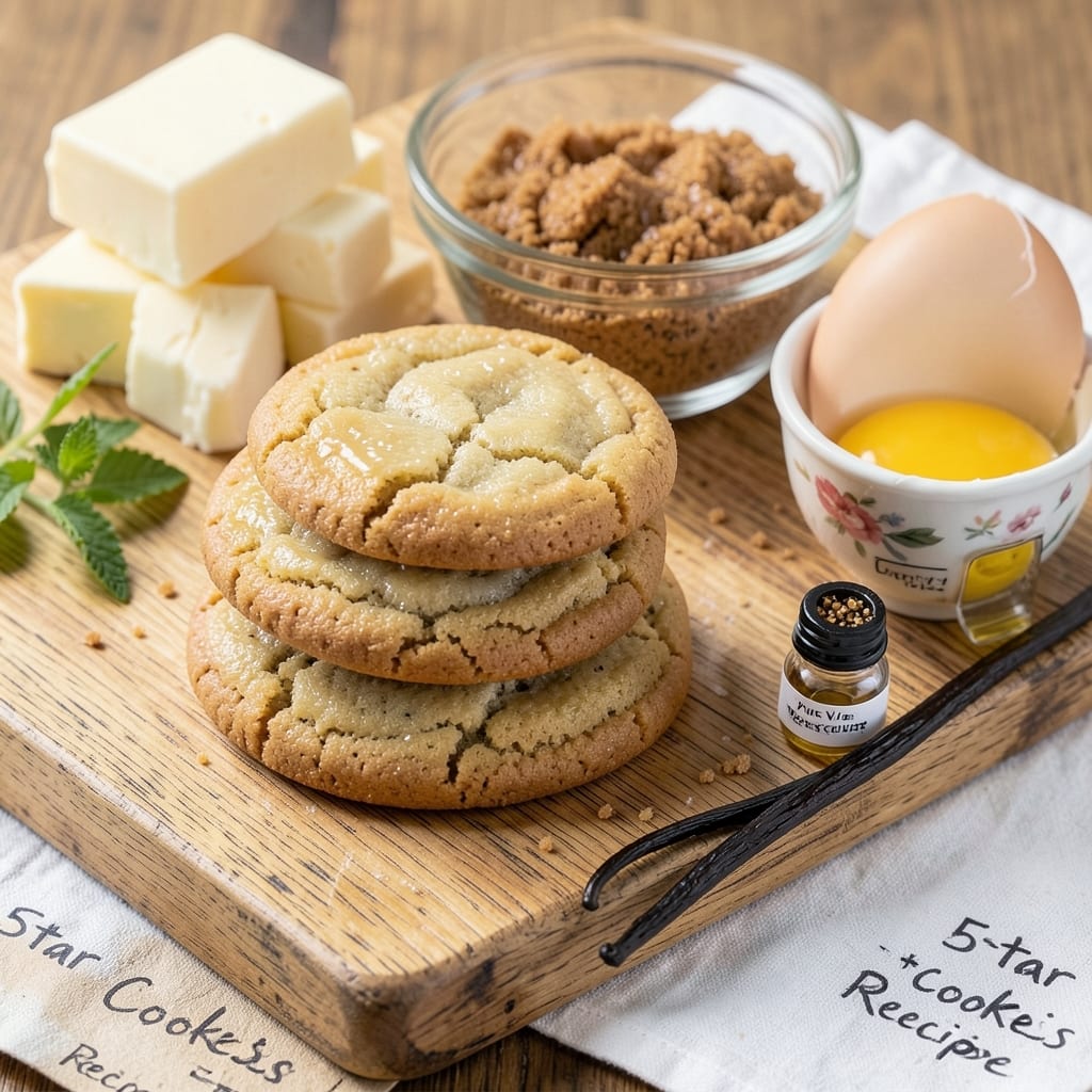 5 Star Cookies Recipe: Buttery Vanilla Bean Swirls and Crispy Edges 5 Star Cookies Recipe: Buttery Vanilla Bean Swirls and Crispy Edges