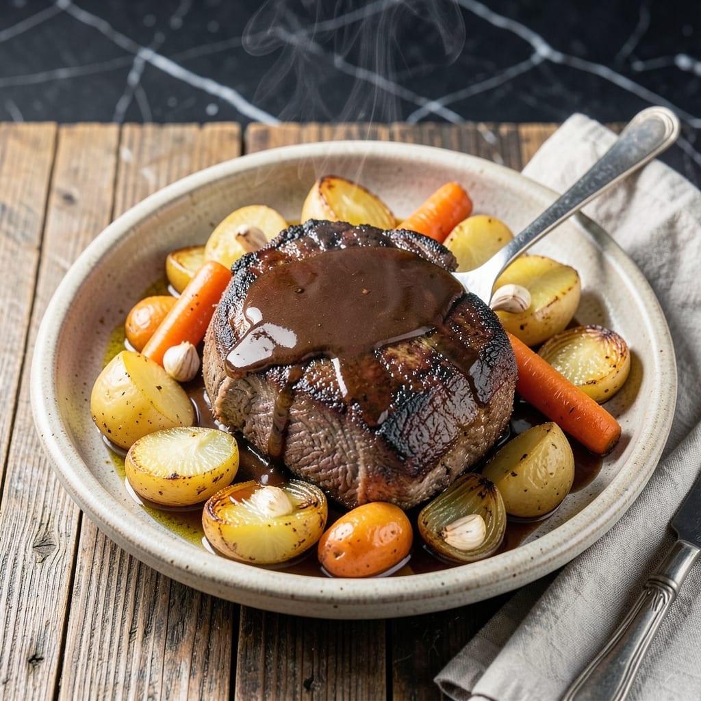Crock Pot Roast and Vegetables Recipe: Set-It-and-Forget-It Sunday Supper Crock Pot Roast and Vegetables Recipe: Set-It-and-Forget-It Sunday Supper