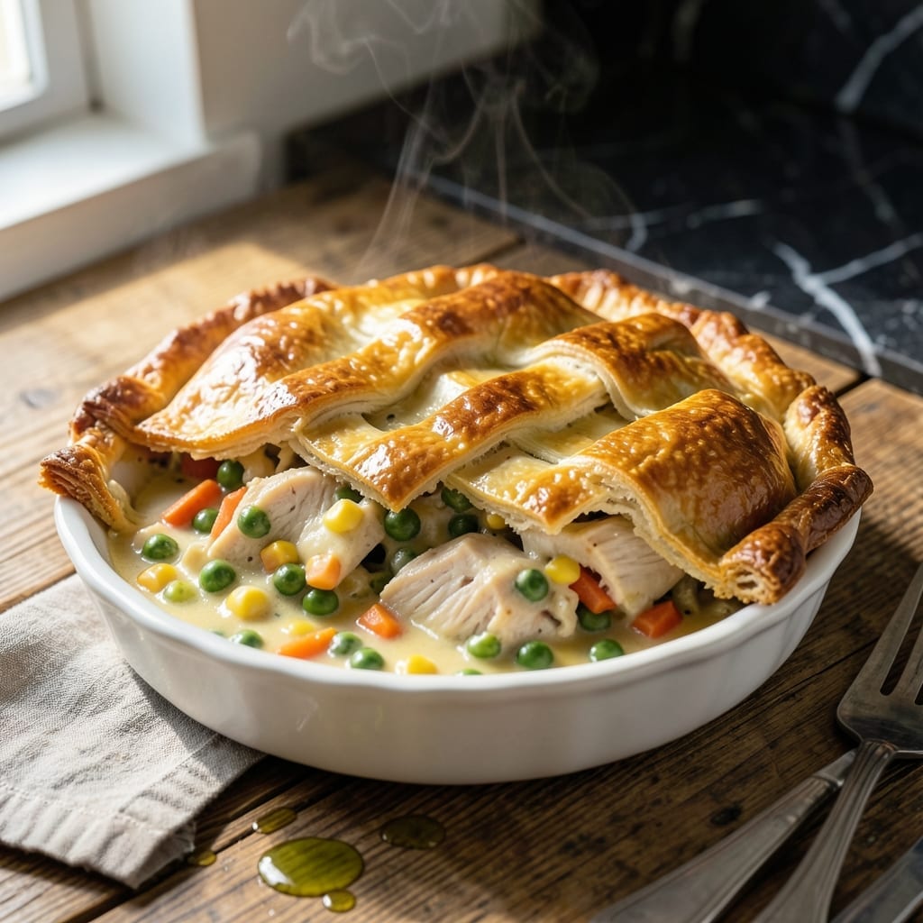 Jiffy Mix Chicken Pot Pie Recipe: Flaky Crust and Hearty Filling in Minutes Jiffy Mix Chicken Pot Pie Recipe: Flaky Crust and Hearty Filling in Minutes