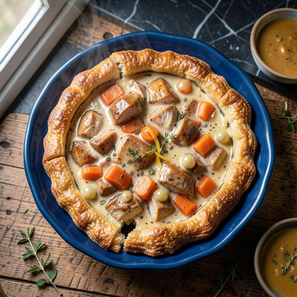 Hudson's Chicken Pot Pie Recipe: Flaky Crust With Homestyle Savory Filling
