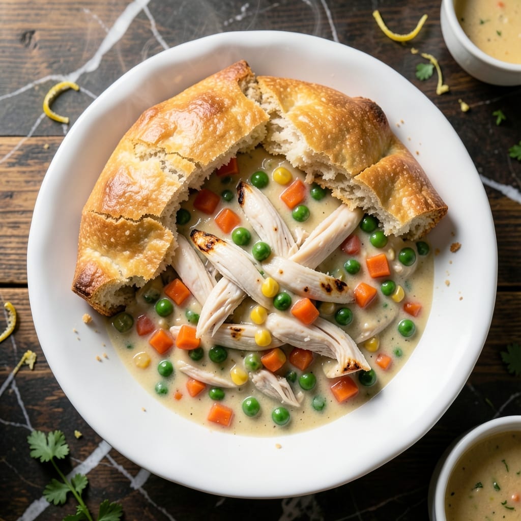 4 Ingredient Chicken Pot Pie Recipe: Quick Comfort in a Crust