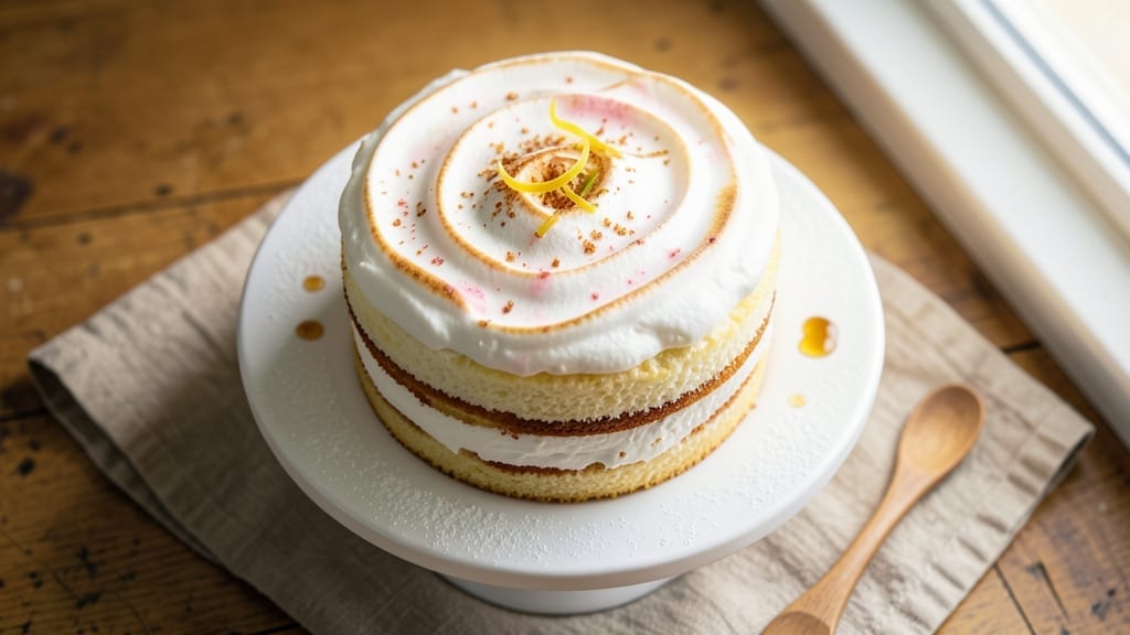 6-Inch Angel Food Cake Recipe: Light-as-Air Vanilla Cloud With No Grease Needed