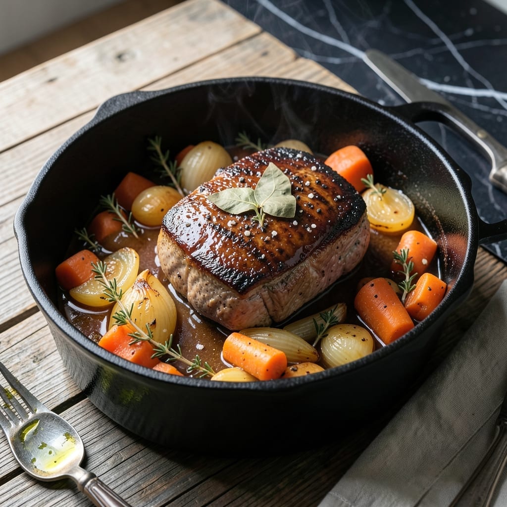 Brian Lagerstrom's Pot Roast Recipe: Sunday Supper with Herb-Infused Depth